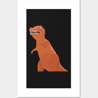 The Orange Dinosaur of Route One in Massachusetts Posters and Art